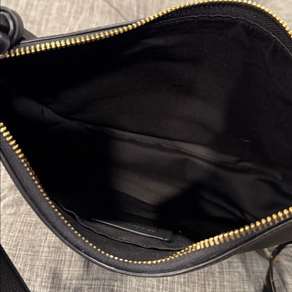 Coach Bag Ellie File Black Pebbled Leather Crossbody - Picture 13 of 17